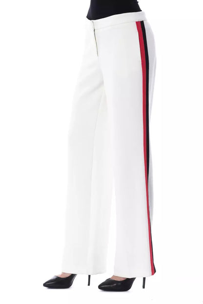 BYBLOS White Polyester Women Pants