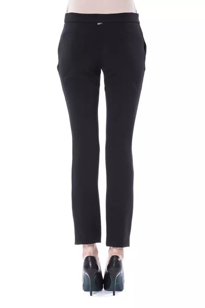 BYBLOS Black Polyester Women Pants