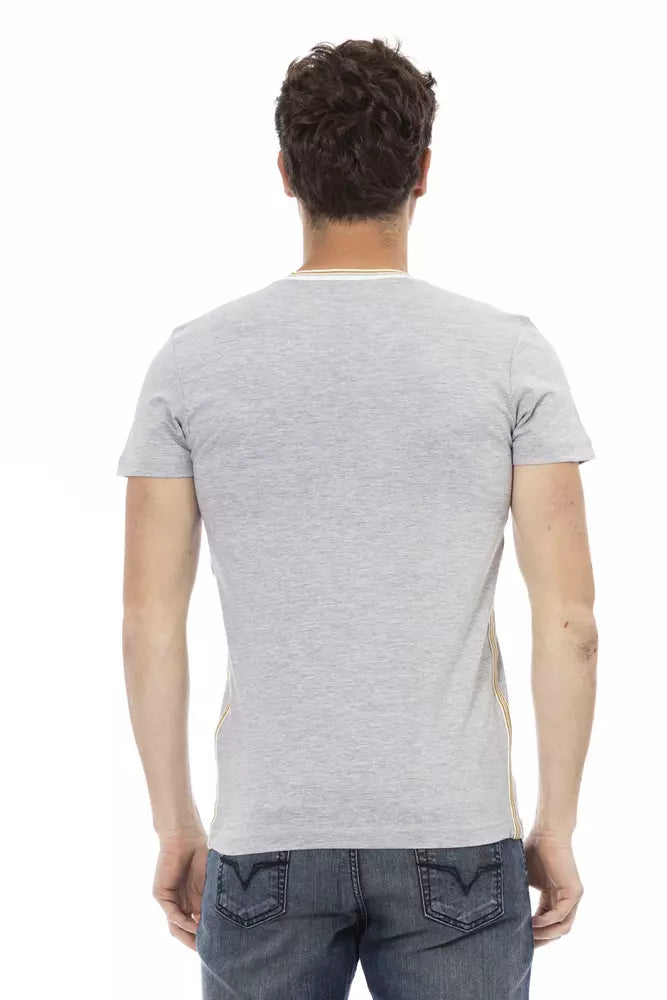 Trussardi Action Gray Cotton Men's T-Shirt