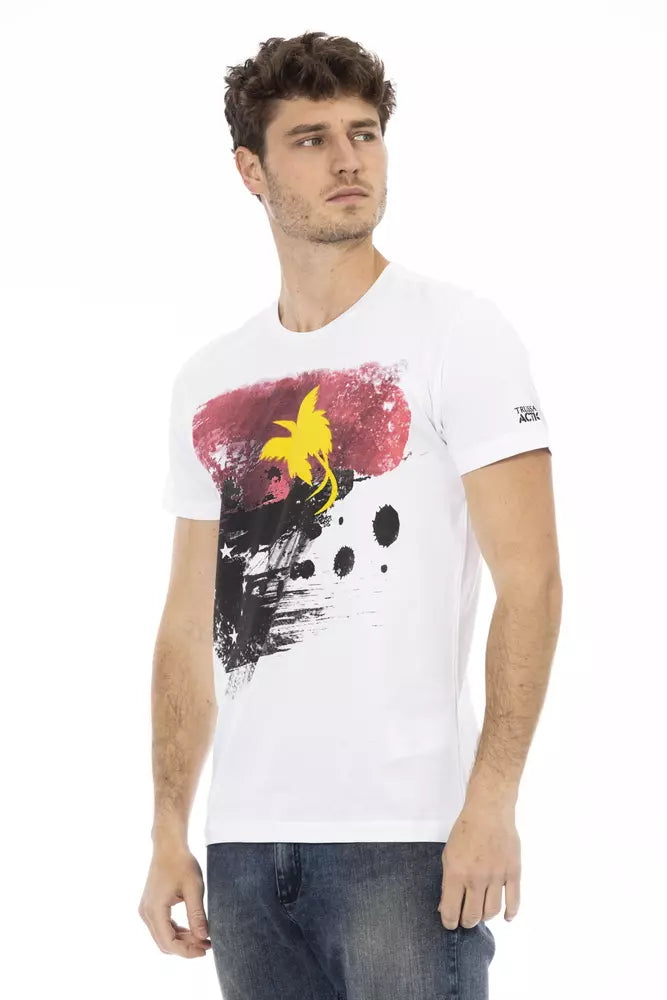 Trussardi Action White Cotton Men's T-Shirt