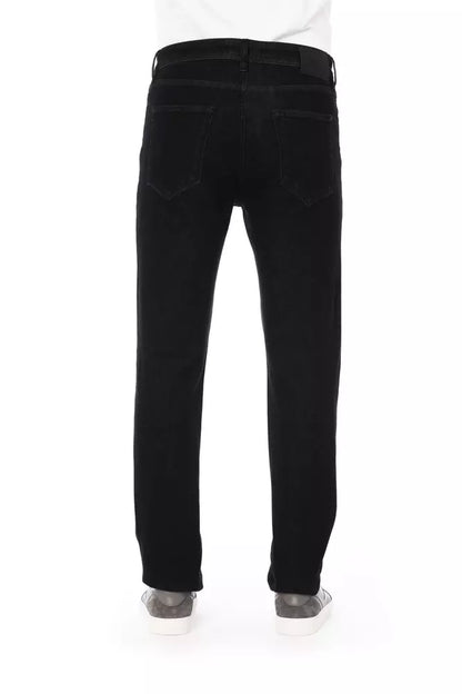 Baldinini Trend Black Cotton Men Jeans