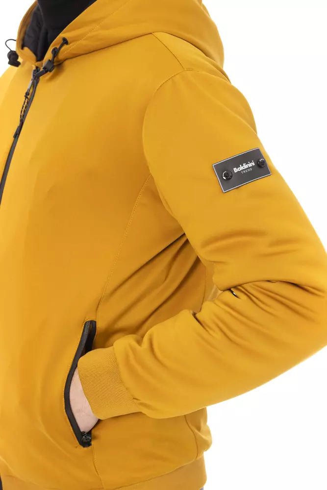 Baldinini Trend Yellow Polyester Men Jacket