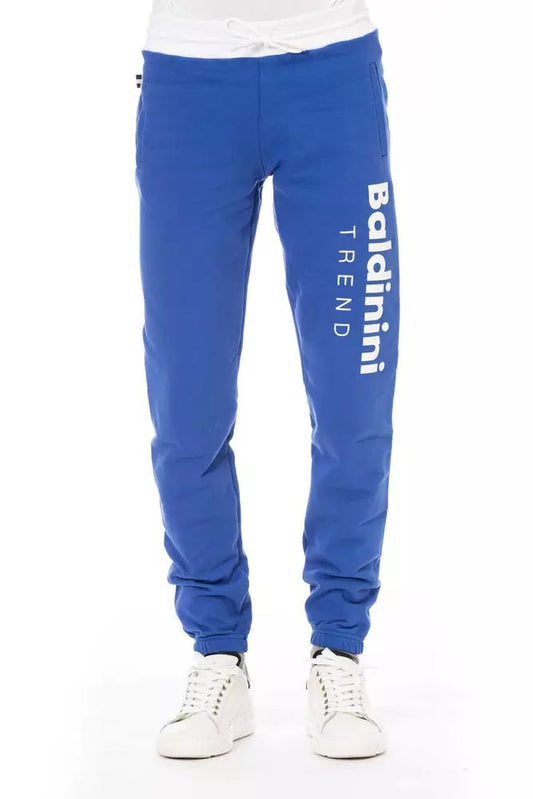 Baldinini Trend Blue Cotton Men Pant