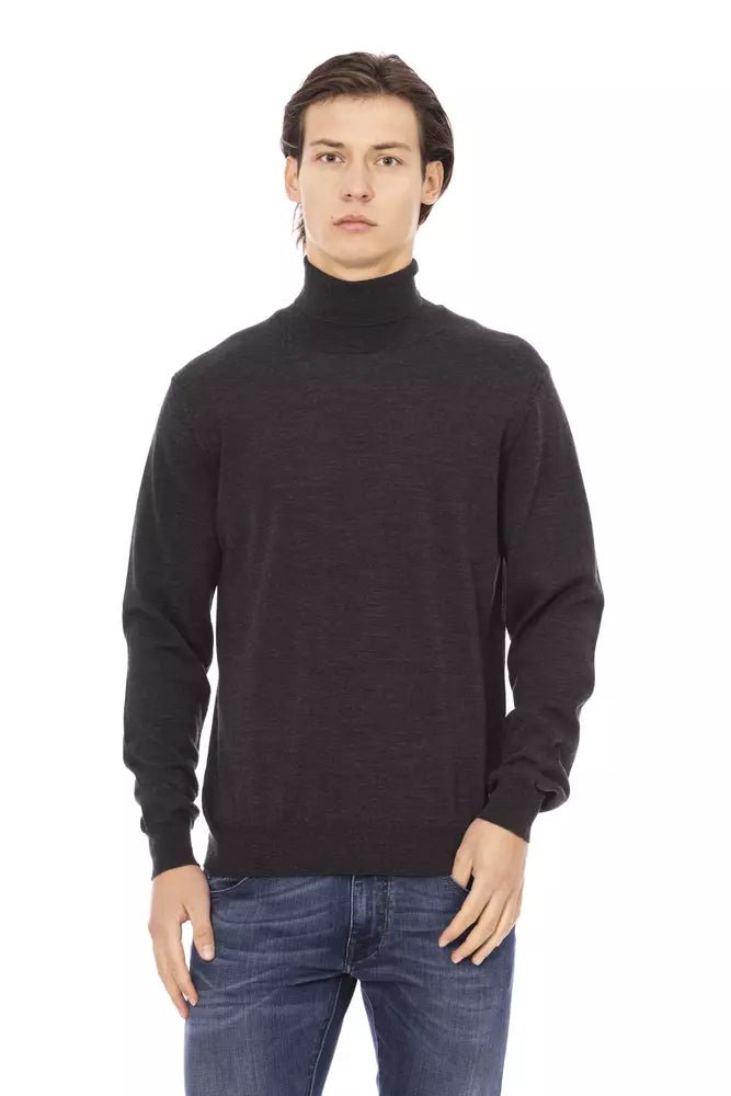 Baldinini Trend Brown Fabric Men Sweater