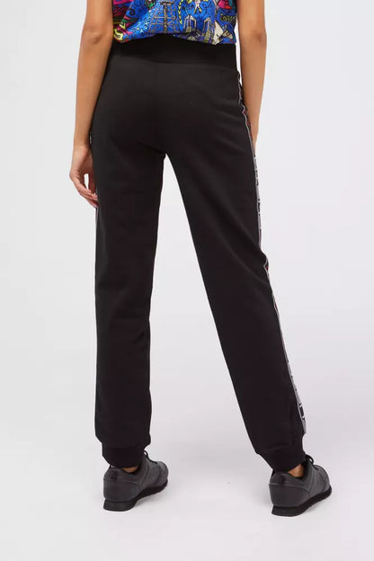 Custo Barcelona Black Cotton Women Sweatpant