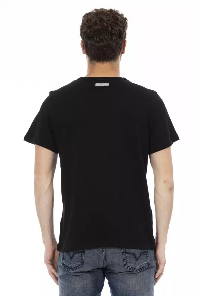 Bikkembergs Elegant Front Print Cotton Tee