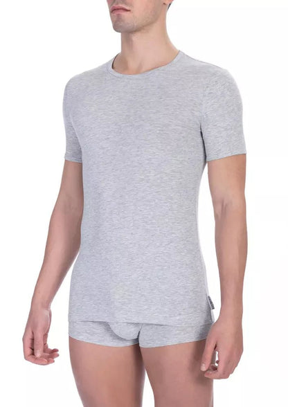 Bikkembergs Sleek Bi-Pack Cotton Crew Neck Tees