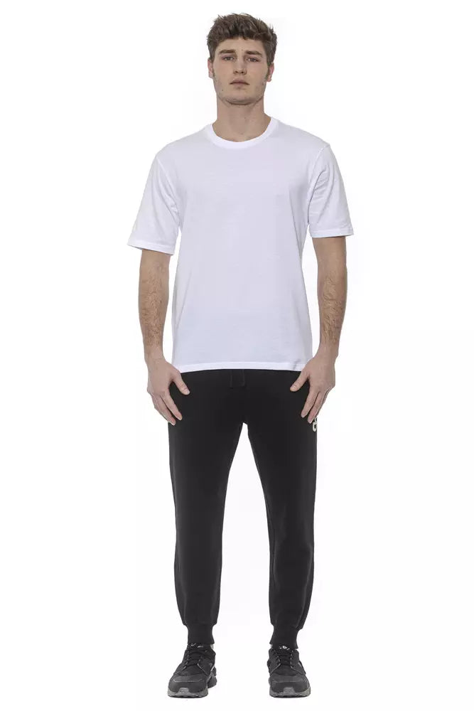 Tond White Cotton Men T-Shirt