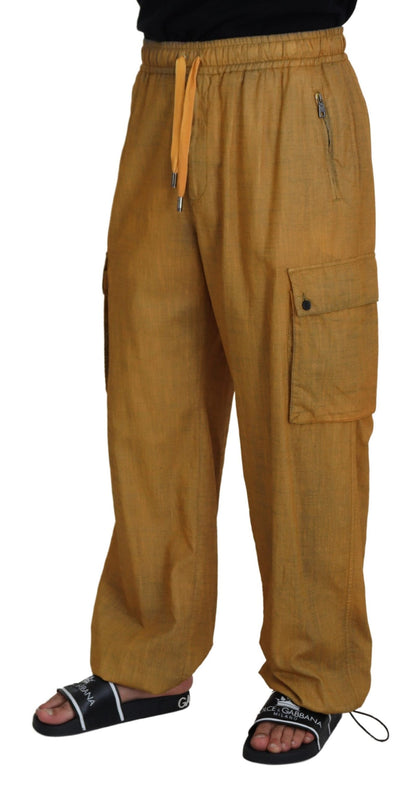 Dolce & Gabbana Elegant Italian Linen Trousers