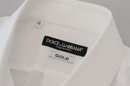 Dolce & Gabbana Elegant White Slim Fit Dress Shirt