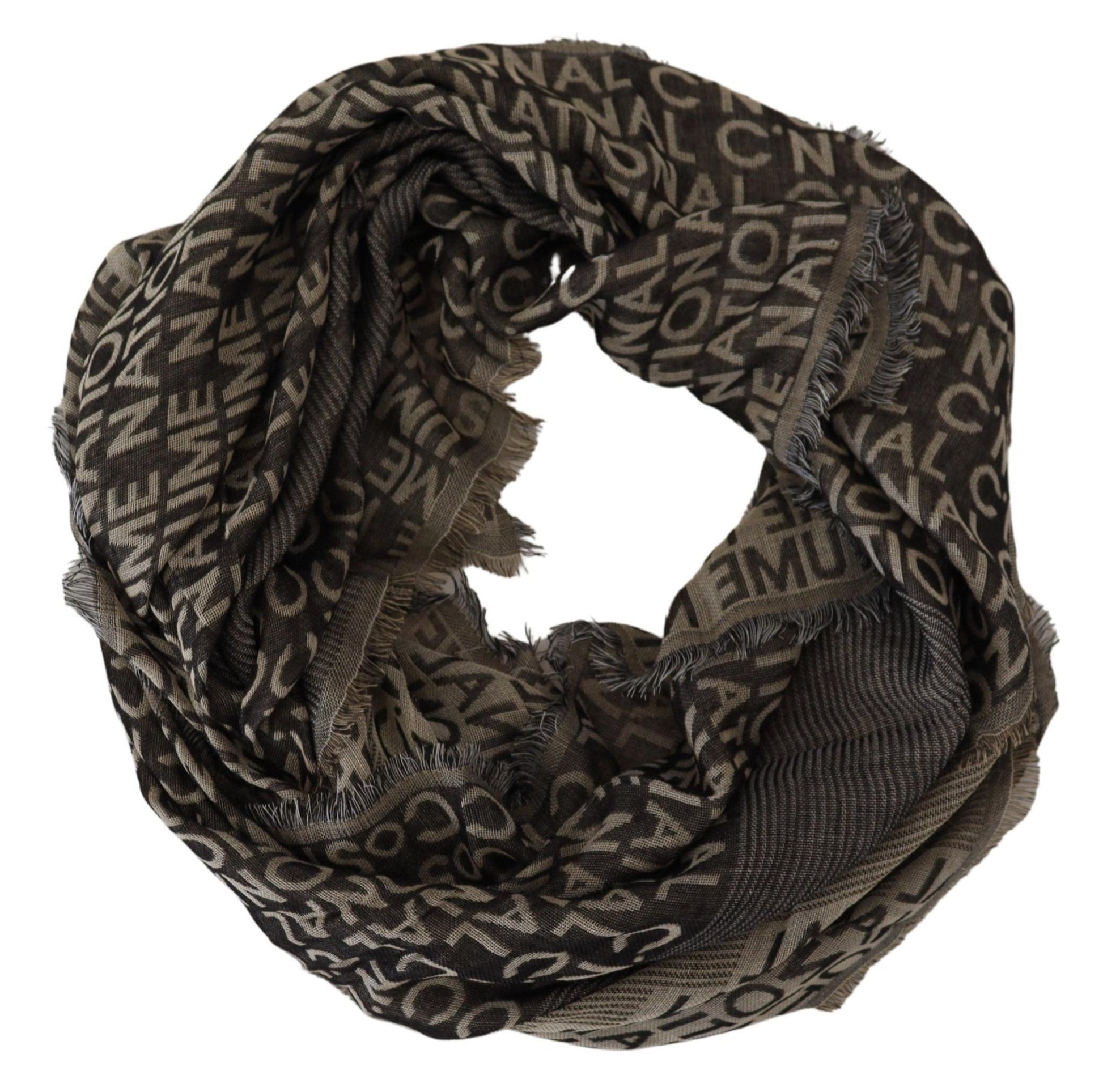 Costume National Chic Fringed Viscose-Silk Scarf