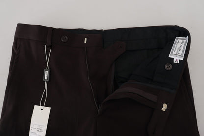 BENCIVENGA Elegant Brown Italian Dress Pants