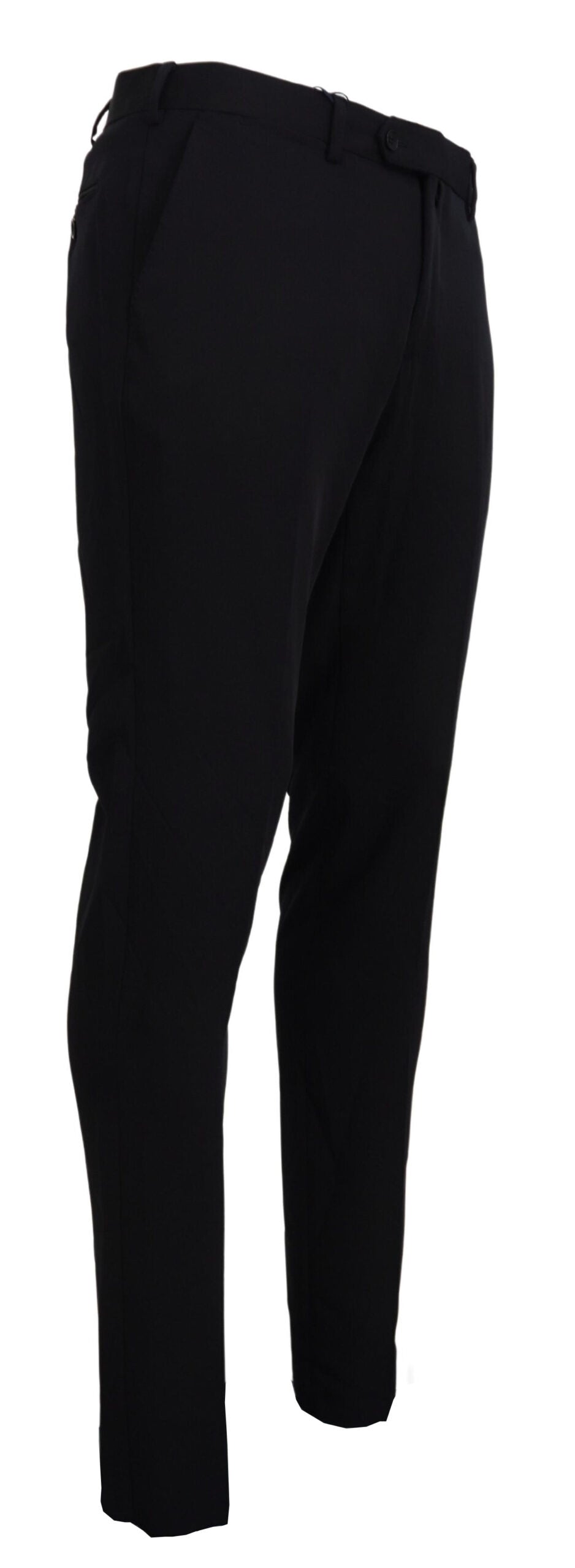 Domenico Tagliente Sophisticated Black Dress Pants for Men