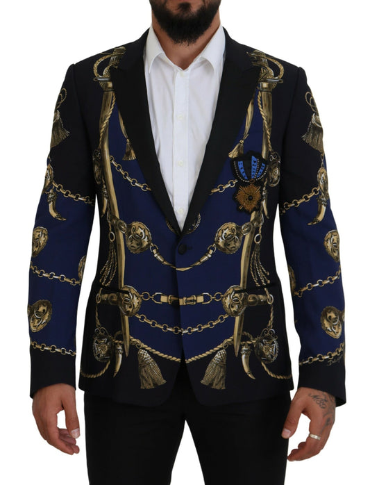 Dolce & Gabbana Elegant Multicolor Martini Blazer