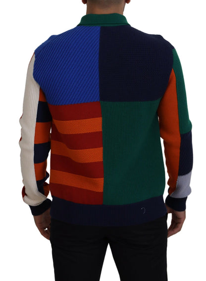 Dolce & Gabbana Pullover Sweater in Multicolor Stripes