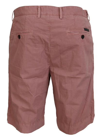 Dolce & Gabbana Exquisite Pink Chino Shorts for Men