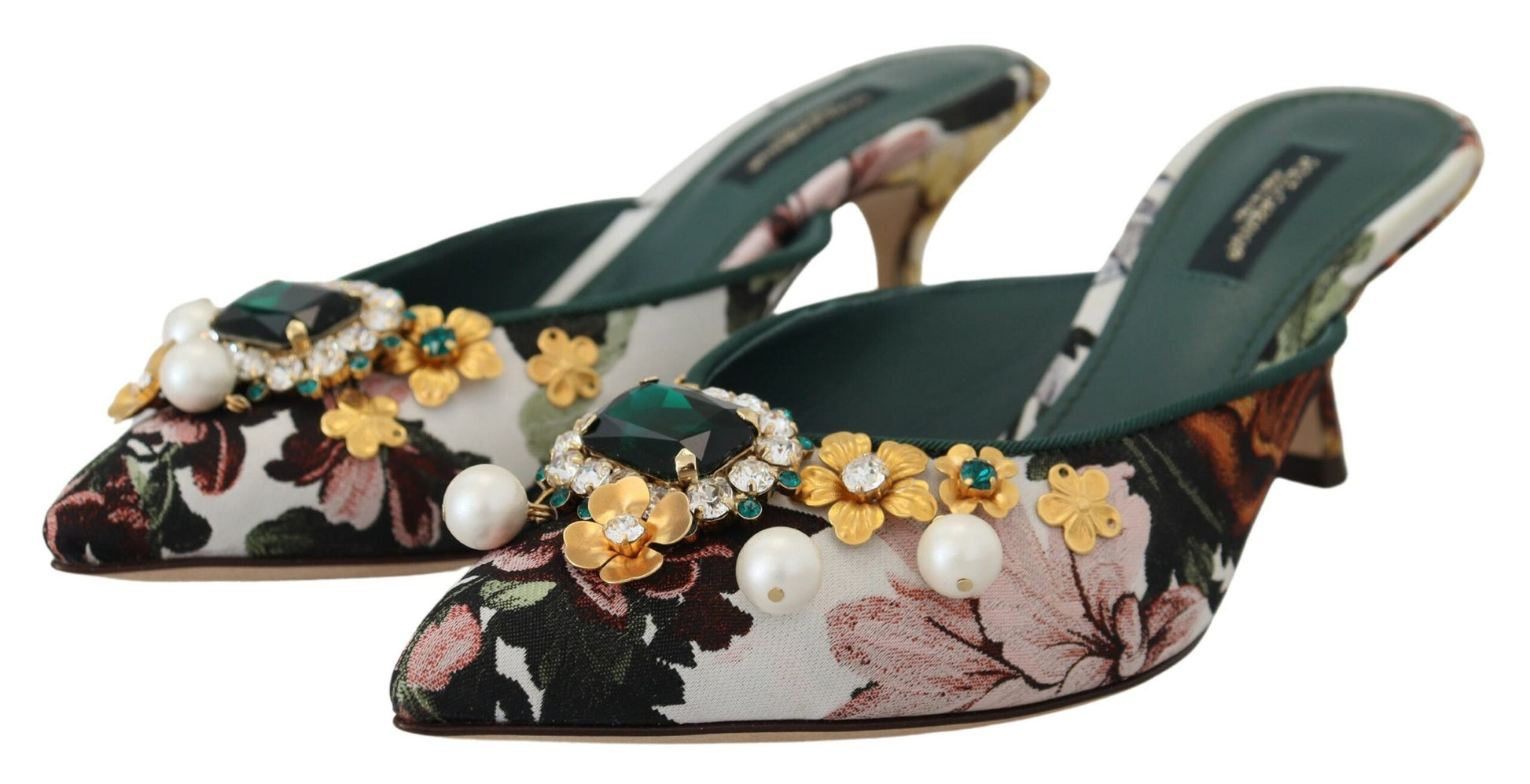 Dolce & Gabbana Multicolor Flat Luxury Sandals