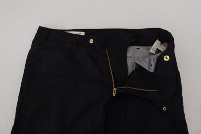 CYCLE Chic Tapered Black Cotton Pants