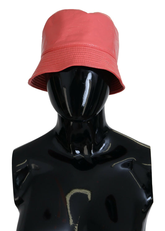 Dolce & Gabbana Elegant Peach Bucket Hat - Summer Chic Essential