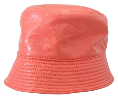 Dolce & Gabbana Elegant Peach Bucket Hat - Summer Chic Essential