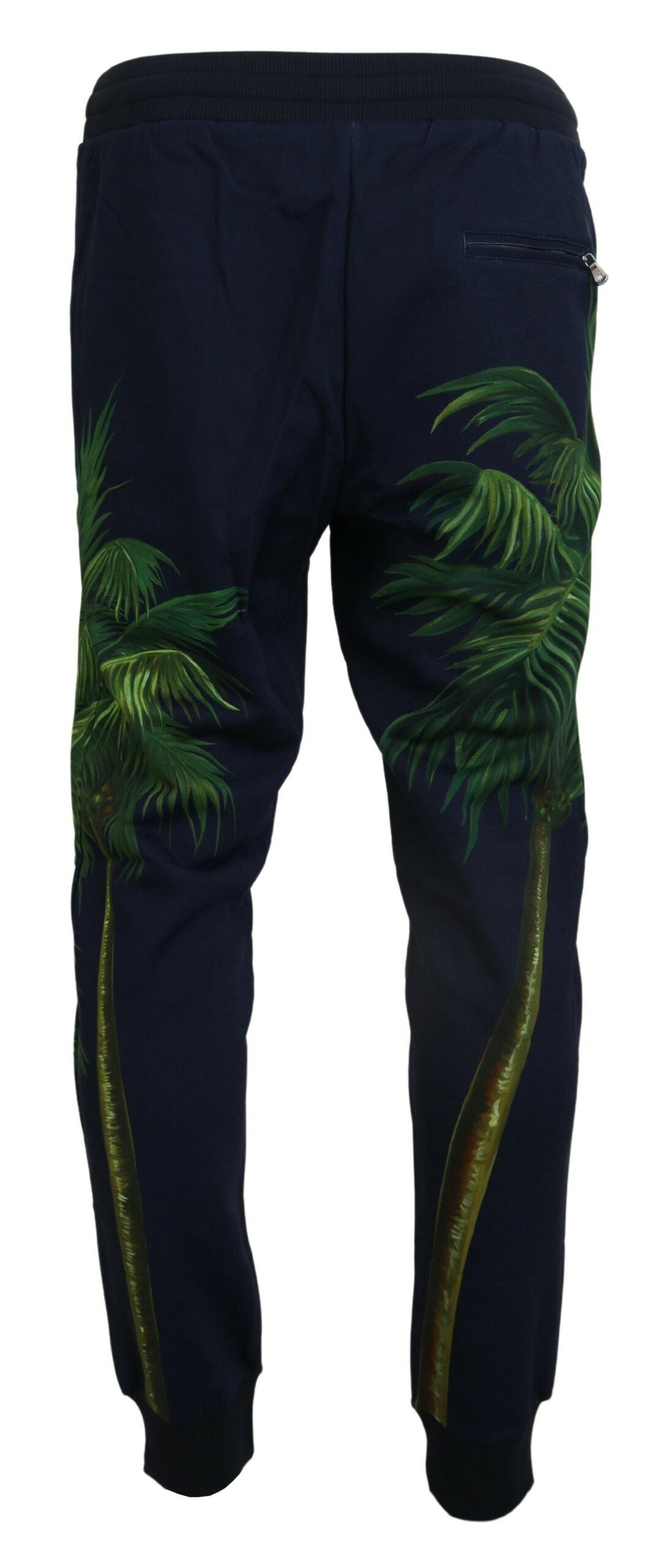 Dolce & Gabbana Elegant Cotton Jogging Pants with Print Design