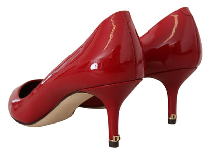 Dolce & Gabbana Exquisite Red Patent Leather Pumps