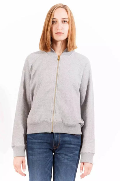 Gant Chic Gray Long Sleeve Zippered Sweatshirt