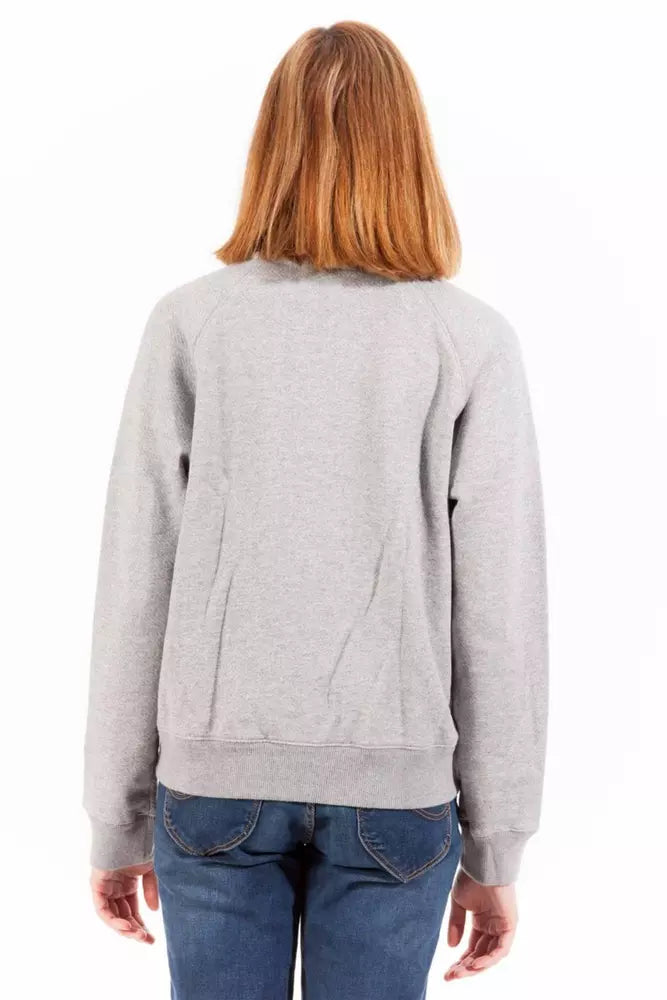 Gant Chic Gray Long Sleeve Zippered Sweatshirt