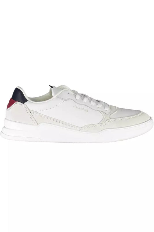 Tommy Hilfiger White Leather Men Sneaker