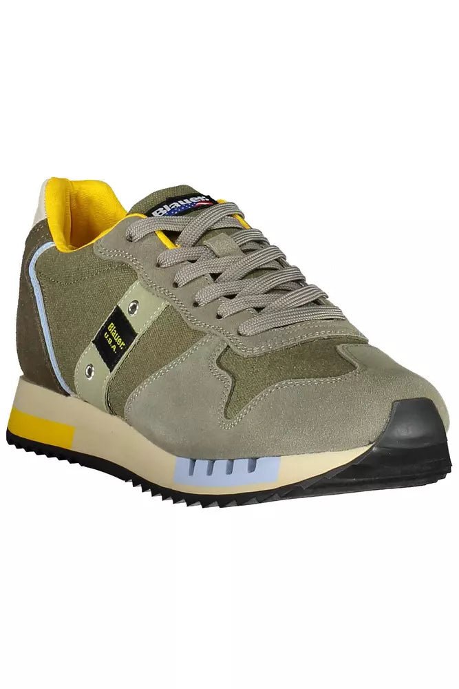 Blauer Emerald Elegance Sneaker with Contrast Detailing