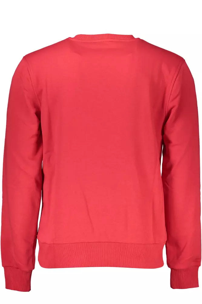 Cavalli Class Elegant Pink Round Neck Sweater