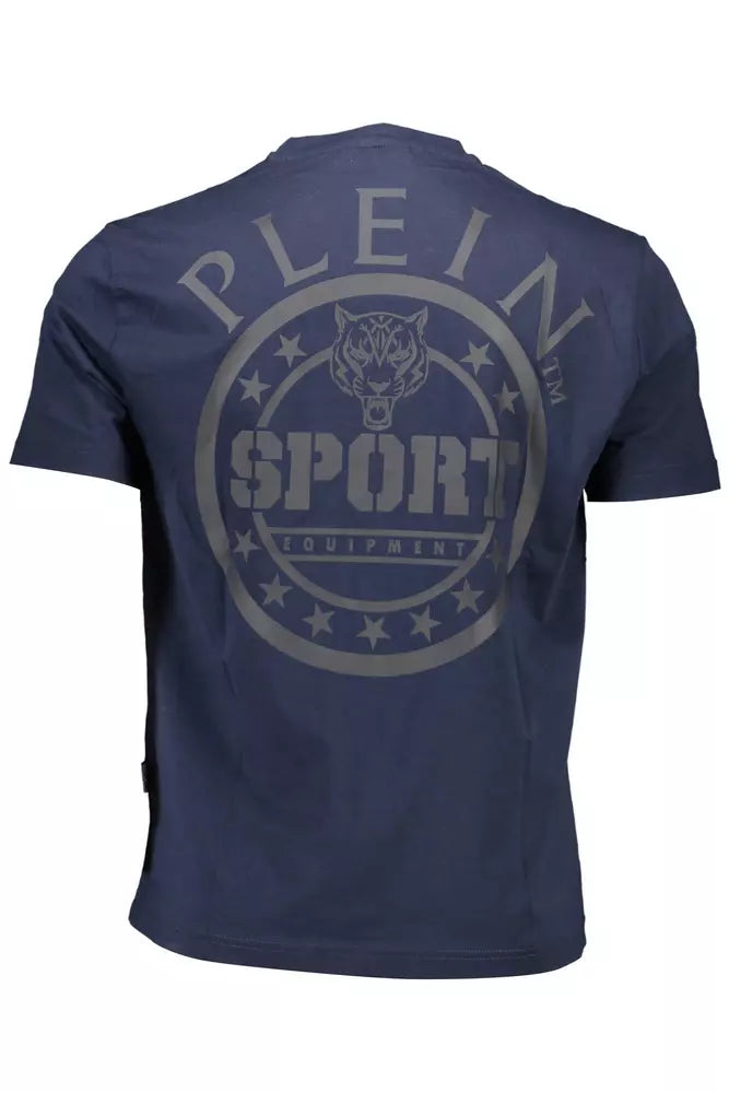 Plein Sport Electrify Your Wardrobe with the Sleek Blue Tee