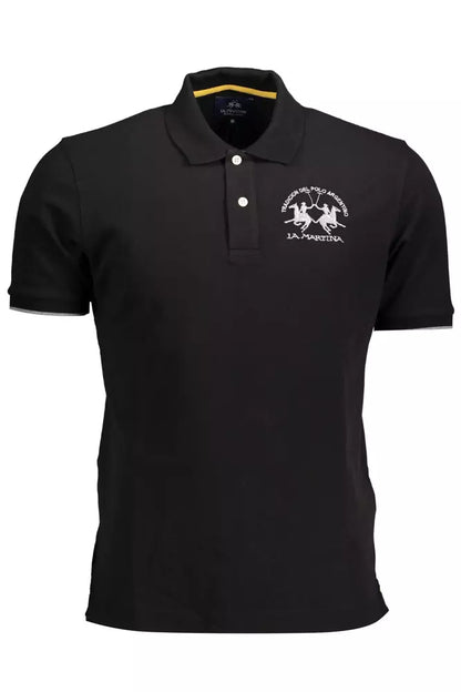 La Martina Elegant Polo with Contrasting Embroidery