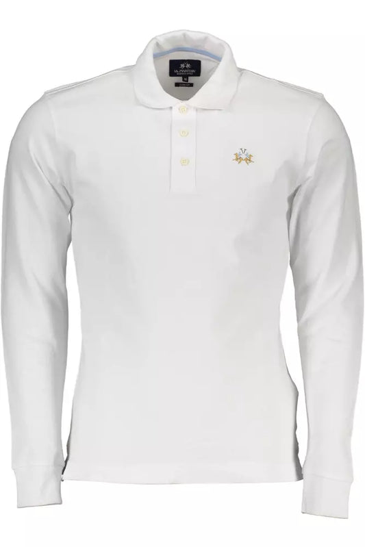 La Martina Elegant Slim Fit Long-Sleeved Polo Shirt