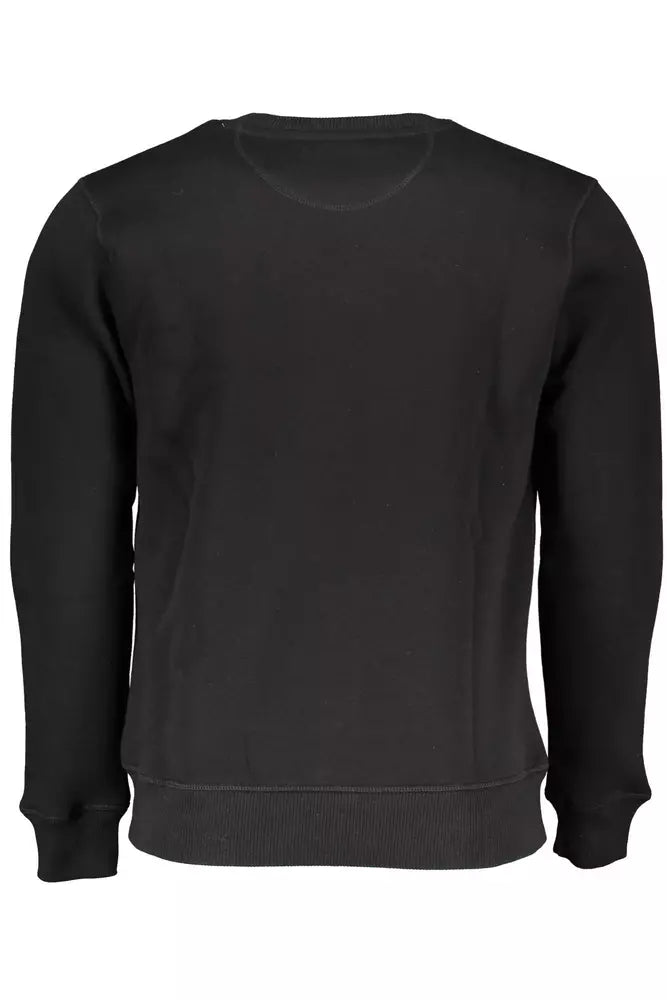 North Sails Elevated Casual Black Sweatshirt with Print