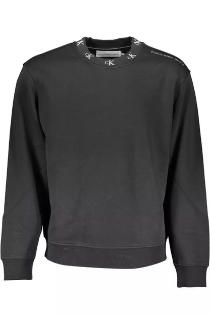 Calvin Klein Black Cotton Men Sweater