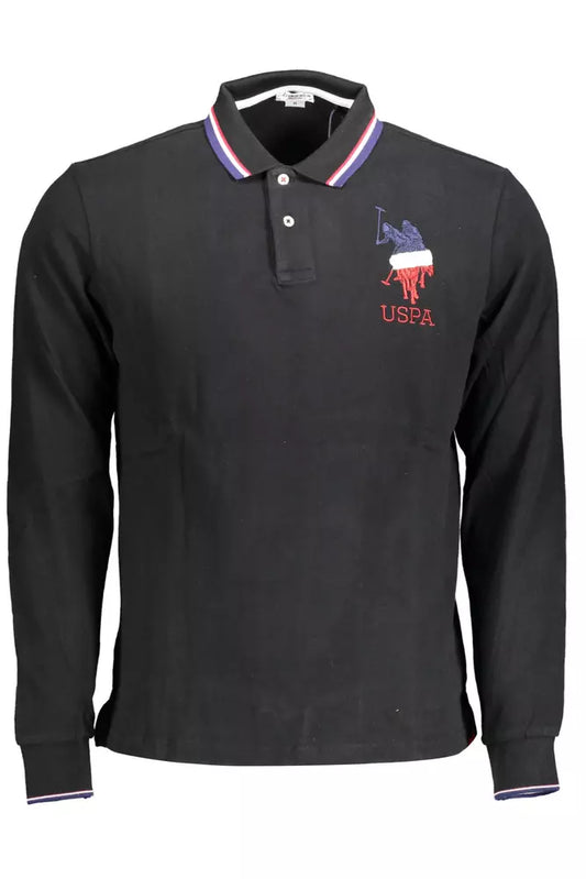 U.S. POLO ASSN. Elegant Long-Sleeve Polo with Embroidery