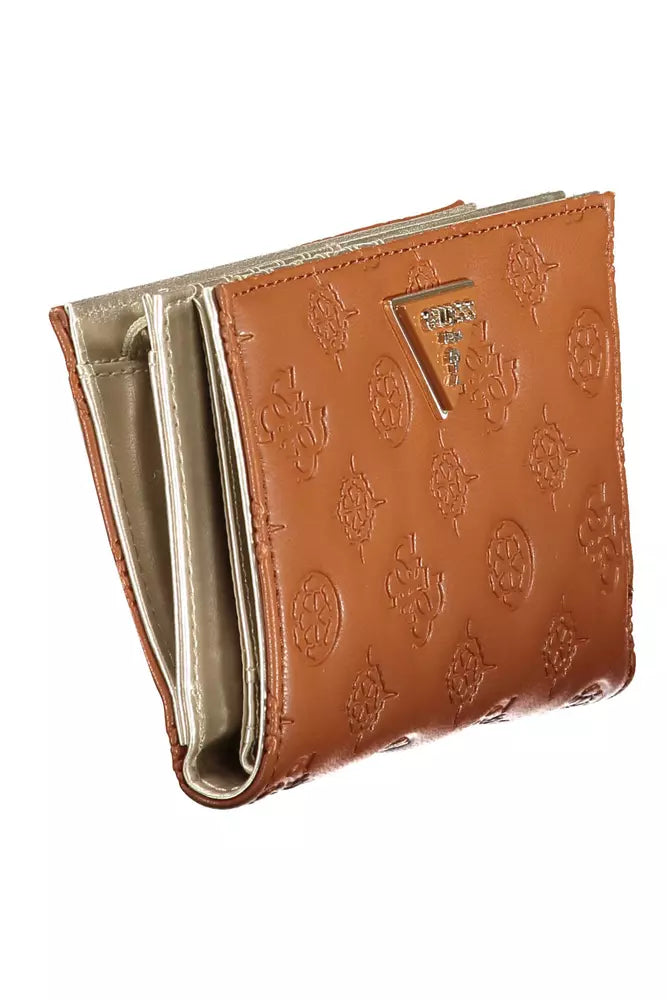 Guess Jeans Brown Polyethylene Women Wallet