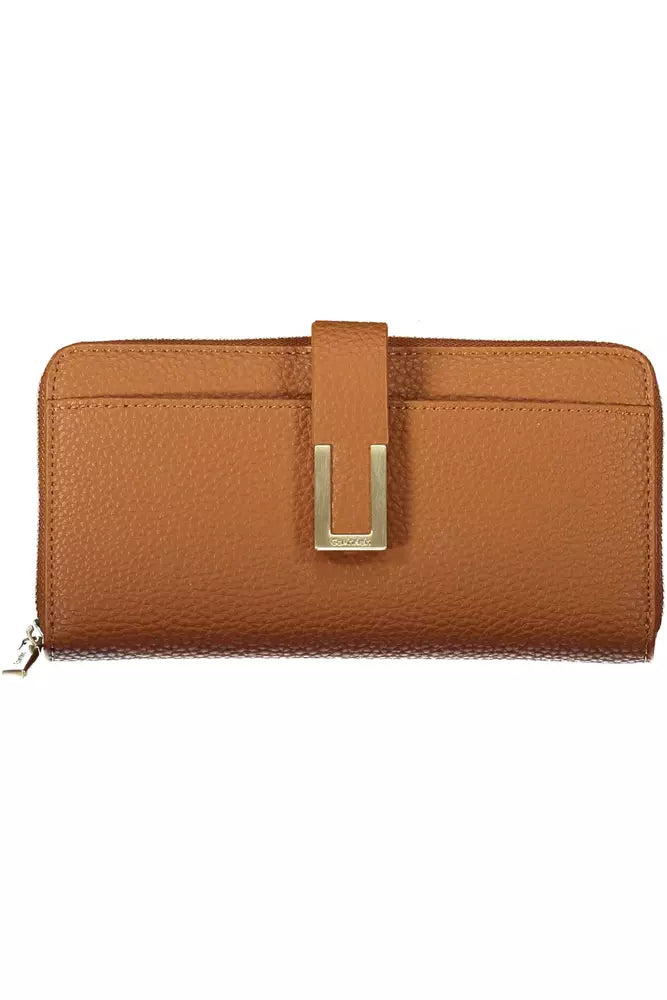 Calvin Klein Brown Polyester Women Wallet