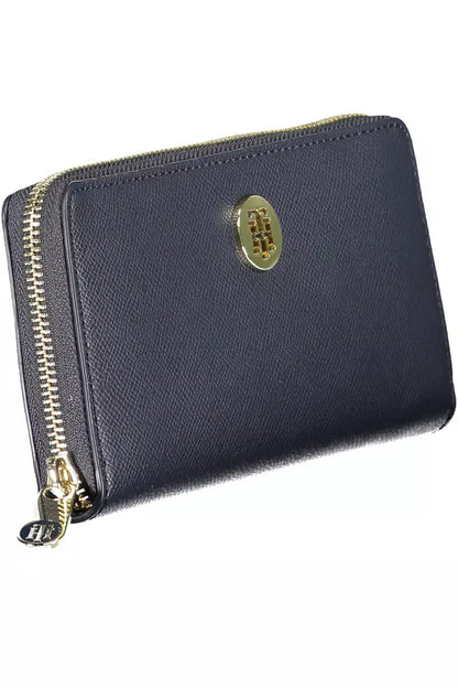 Tommy Hilfiger Blue Polyethylene Women Wallet