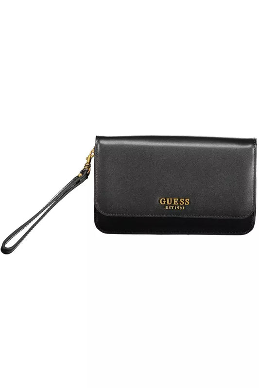 Guess Jeans Chic Black Multi-Compartment Wallet