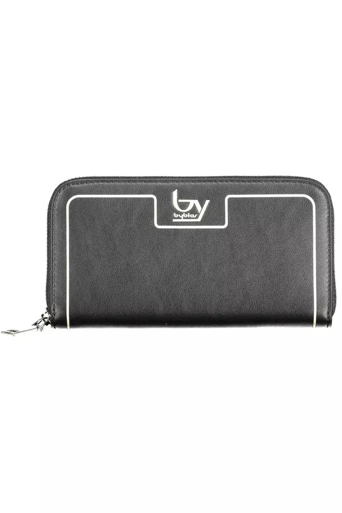 BYBLOS Elegant Five-Compartment Zip Wallet