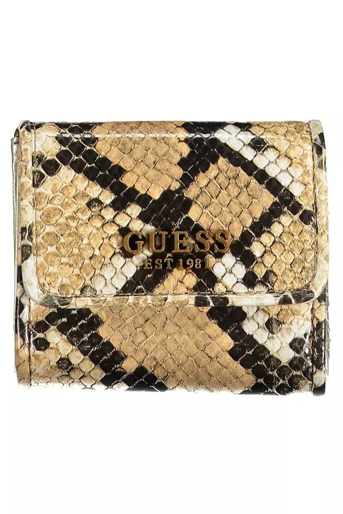 Guess Jeans Beige Polyethylene Women Wallet