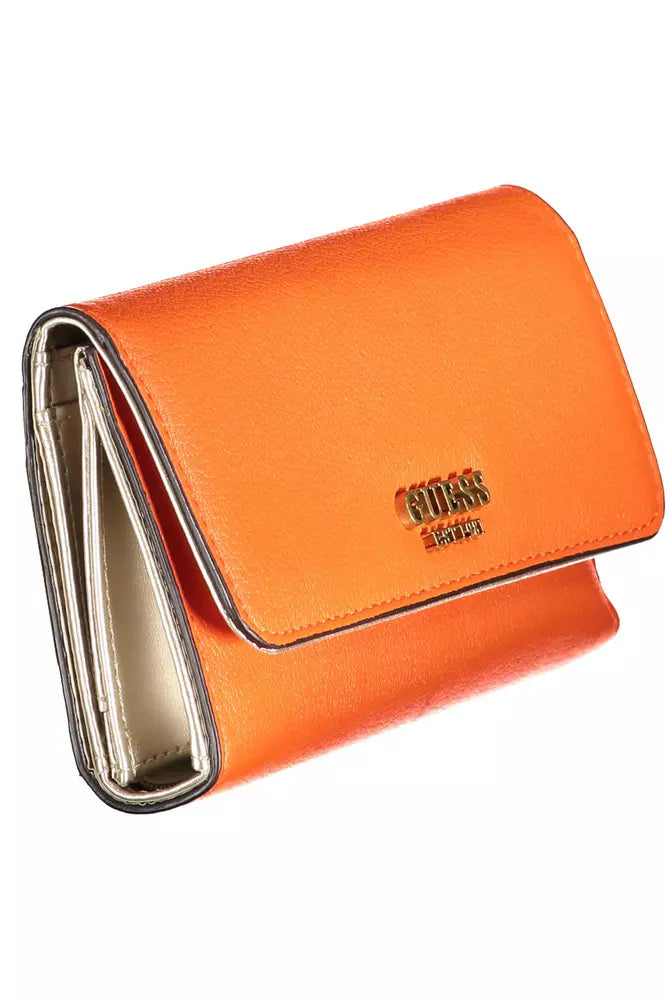 Guess Jeans Orange Polyethylene Women Wallet