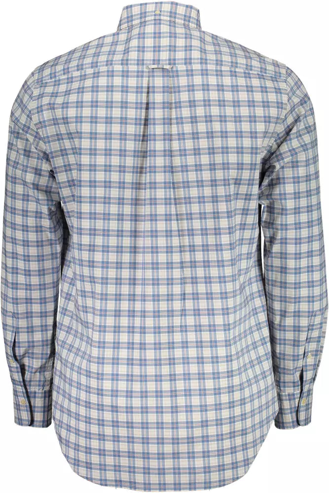 Gant Sophisticated Blue Long-Sleeved Shirt