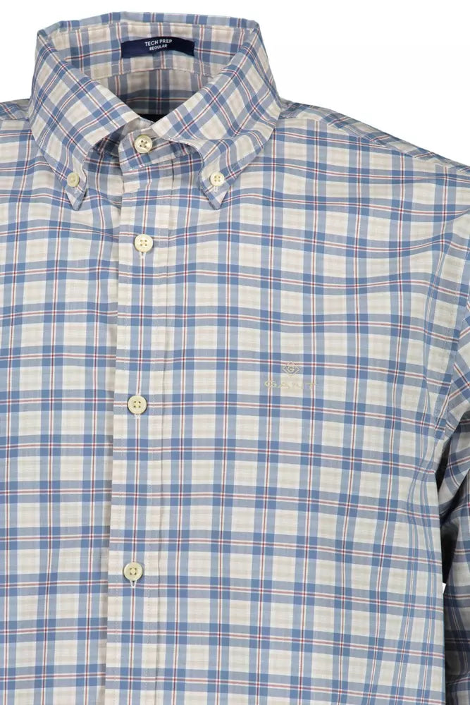 Gant Sophisticated Blue Long-Sleeved Shirt