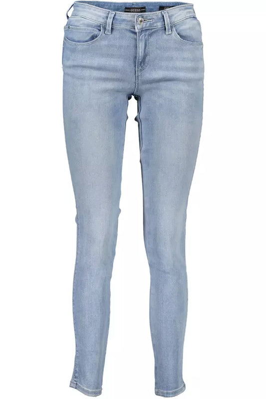 Guess Jeans Chic Light Blue Denim for Sophisticated Style