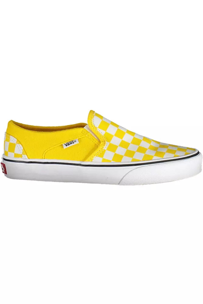 Vans Yellow Polyester Women Sneaker