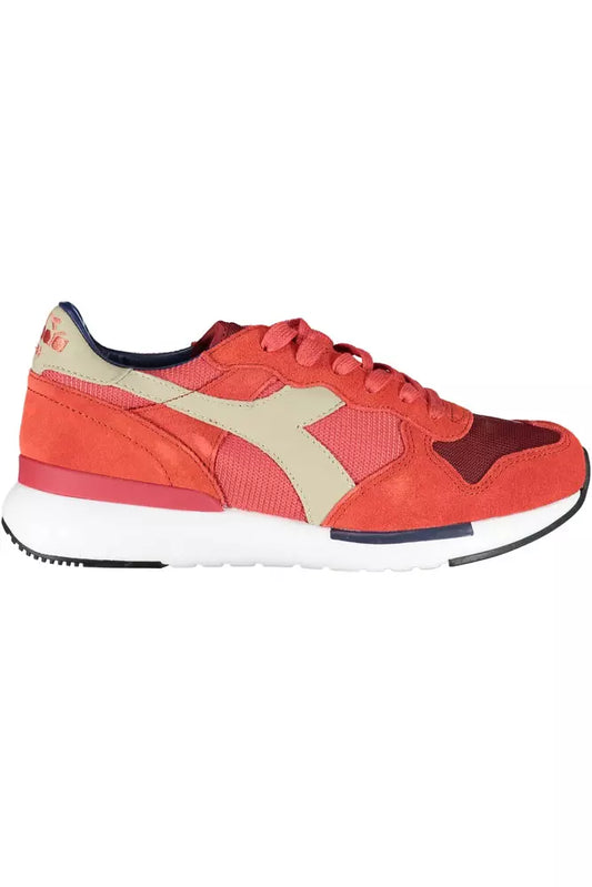 Diadora Powder Pink Leather Blend Sneakers