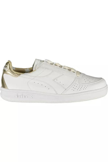 Diadora White Leather Women Sneaker